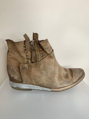 A.S.98. Airstep Leather Ankle Wedge Boots 41